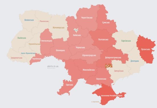Почти всю Украину охватила воздушная тревога: донимают вражеские беспилотники